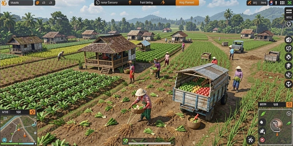Tampilan grafis yang memukau dan dunia yang penuh warna.