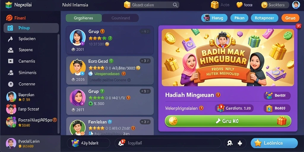 Tampilan antarmuka yang menarik dan mudah dinavigasi.