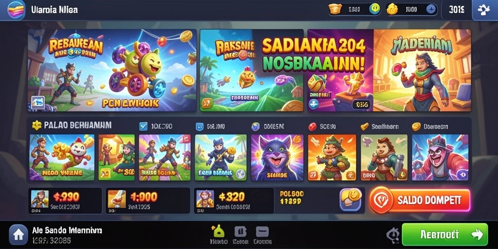 Screenshot menunjukkan karakter utama di dalam dungeon yang misterius.