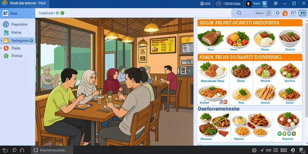 Tampilkan dunia petualangan yang penuh warna.