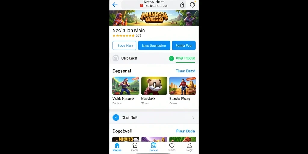 Tampilan utama aplikasi dengan navigasi yang mudah.