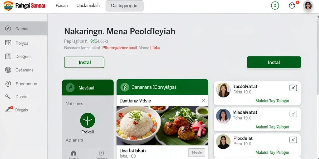 Tampilan antarmuka aplikasi yang menarik dan intuitif.