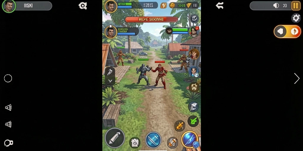 Screenshot menampilkan karakter utama yang siap untuk petualangan.