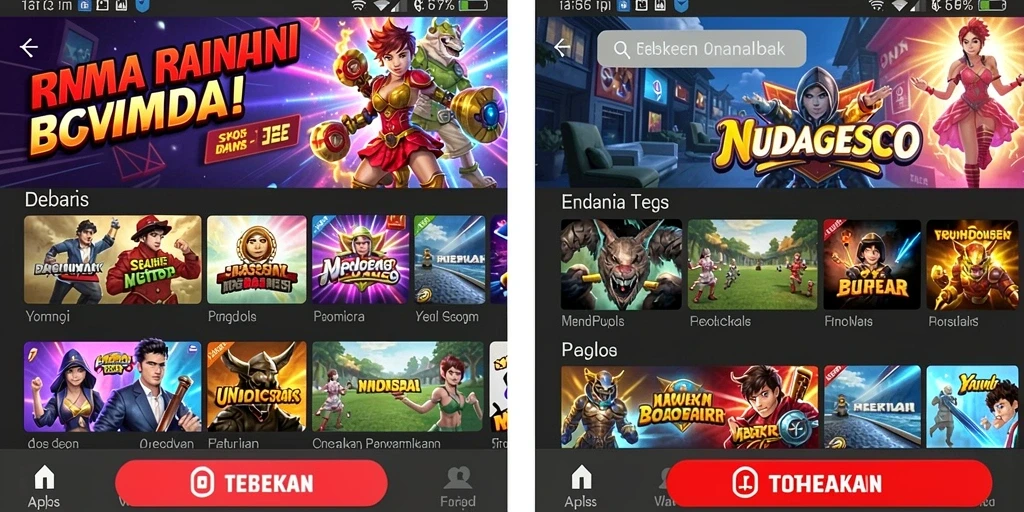 Tampilan antarmuka pengguna yang intuitif.