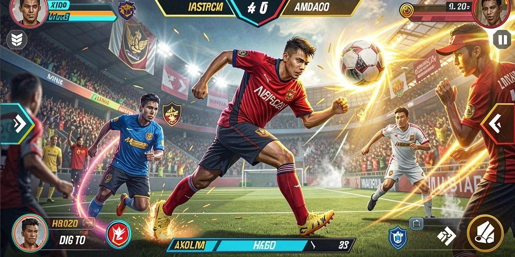 Tangkapan layar menampilkan grafis menawan dari VC55.
